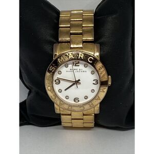 Marc Jacobs MBM3077 Women's Gold Stainless Steel Analog Dial Quartz Watch KS612